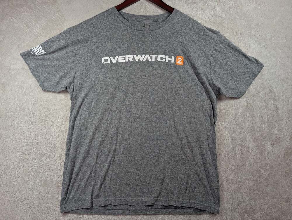 Blizzard Overwatch 2 Junker Queen XL Shirt Gray Short Sleeve 2022